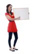 Girl with whiteboard