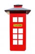 Classic red telephone box