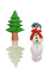 Plasticine snow man