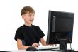 Boy on His Computer