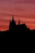 outline of Cathedral of St Vitus