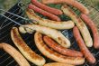 Sausages on Barbecue grill