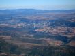 Aerial shoot of the Bridge of Millau