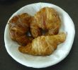 three french croissants