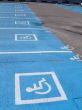 Parking lots  for disabled persons