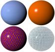 colored abstract pattern globe spheres high quality rendered from 3d