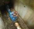 A water pipe and valve