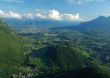 Aerial view of the south valley of Chambery