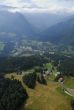 Aerial view of Chartreuse valley