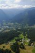 Aerial view Chartreuse valley