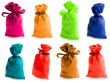 Beautiful multi-coloured sacks