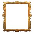 Picture gold frame with a decorative pattern