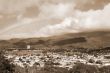 Rainbow over Waikiki sepia