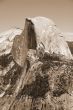 Half Dome Yosemite sepia