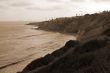 Sunset at Palos Verdes sepia