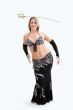 Belly dancer in black