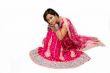 Beautiful Bangali bride sitting