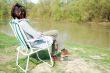 woman sitting in the chair