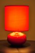 Red table lamp