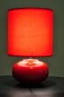 Red table lamp