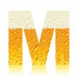 alphabet beer M