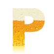 alphabet beer P