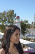 Lady and lighthouse