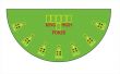 Vector poker table layout