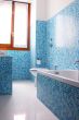 Blue bathroom