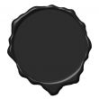 Black wax empty seal