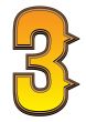 Western alphabet number  - 3