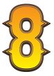 Western alphabet number  - 8