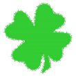 Saint Patrick`s shamrock writing