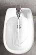 White bidet from above