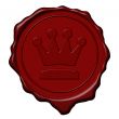 King crown wax seal