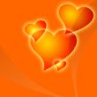 Orange hearts fantasy